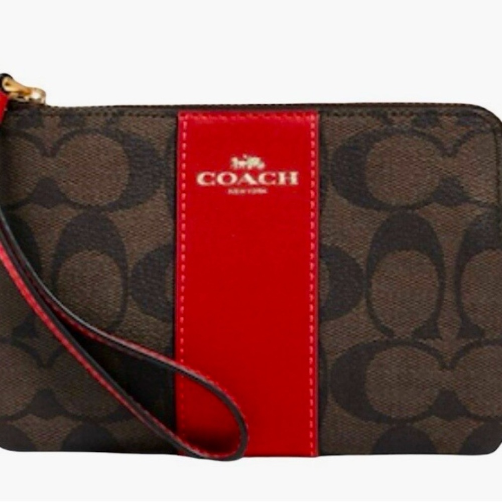 COACH Rowan signature wristllet Wallet